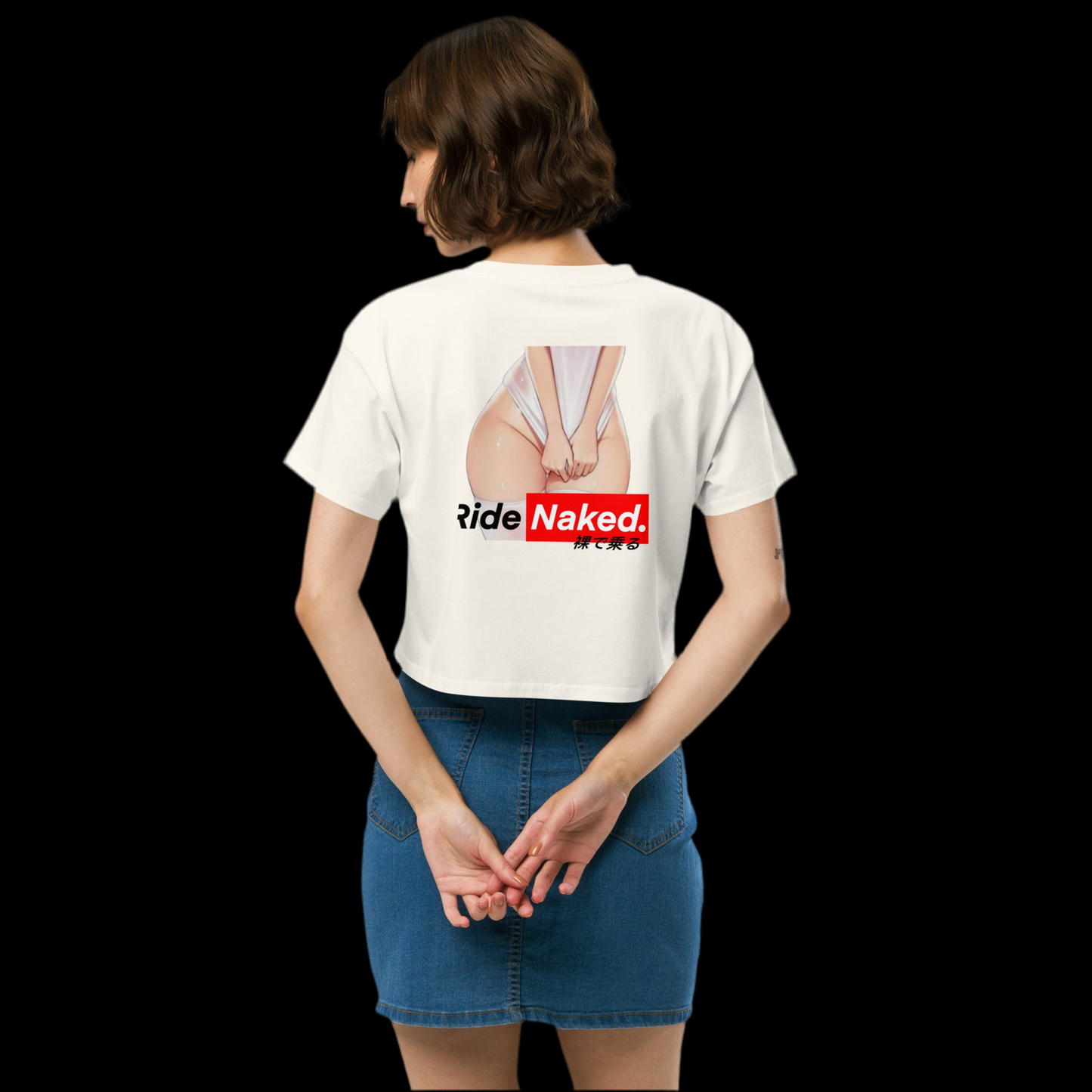 Women’s No Peeking Crop T-Shirt