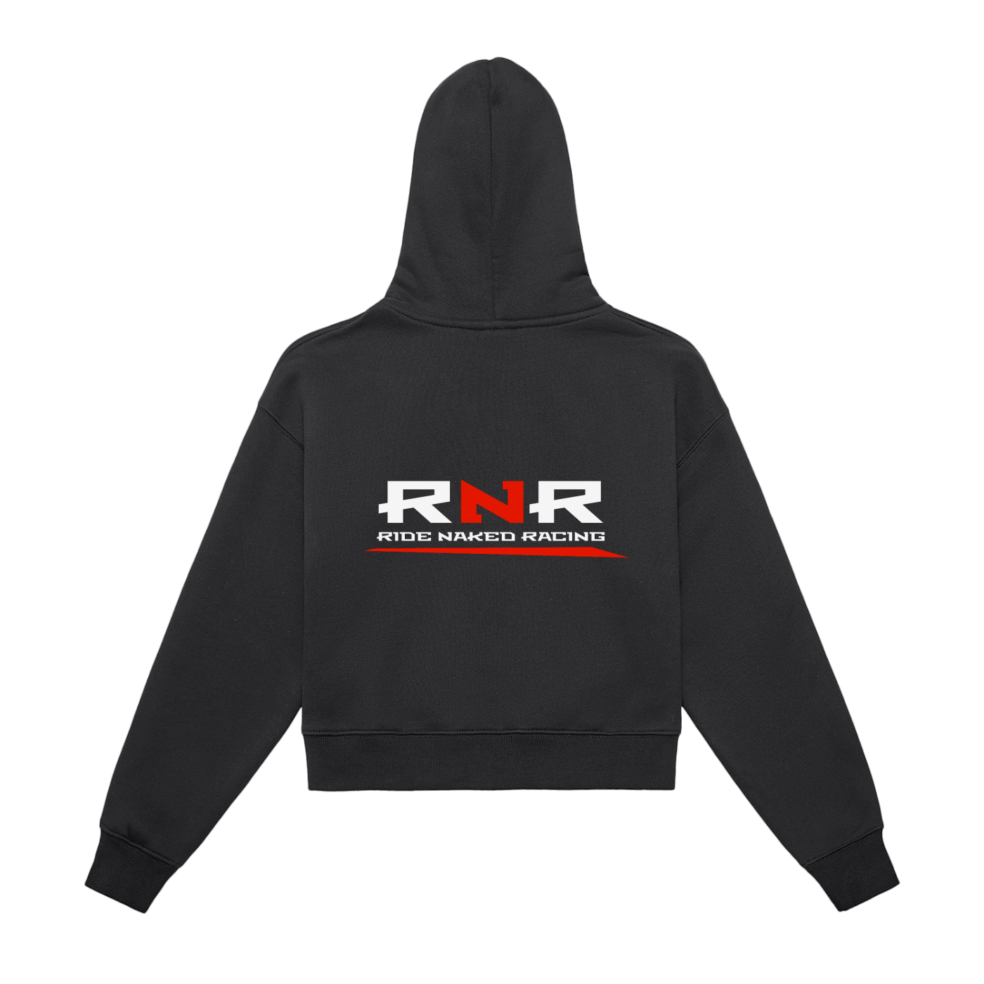 Women's RNR Fleeced Zip-Up Cropped Hoodie