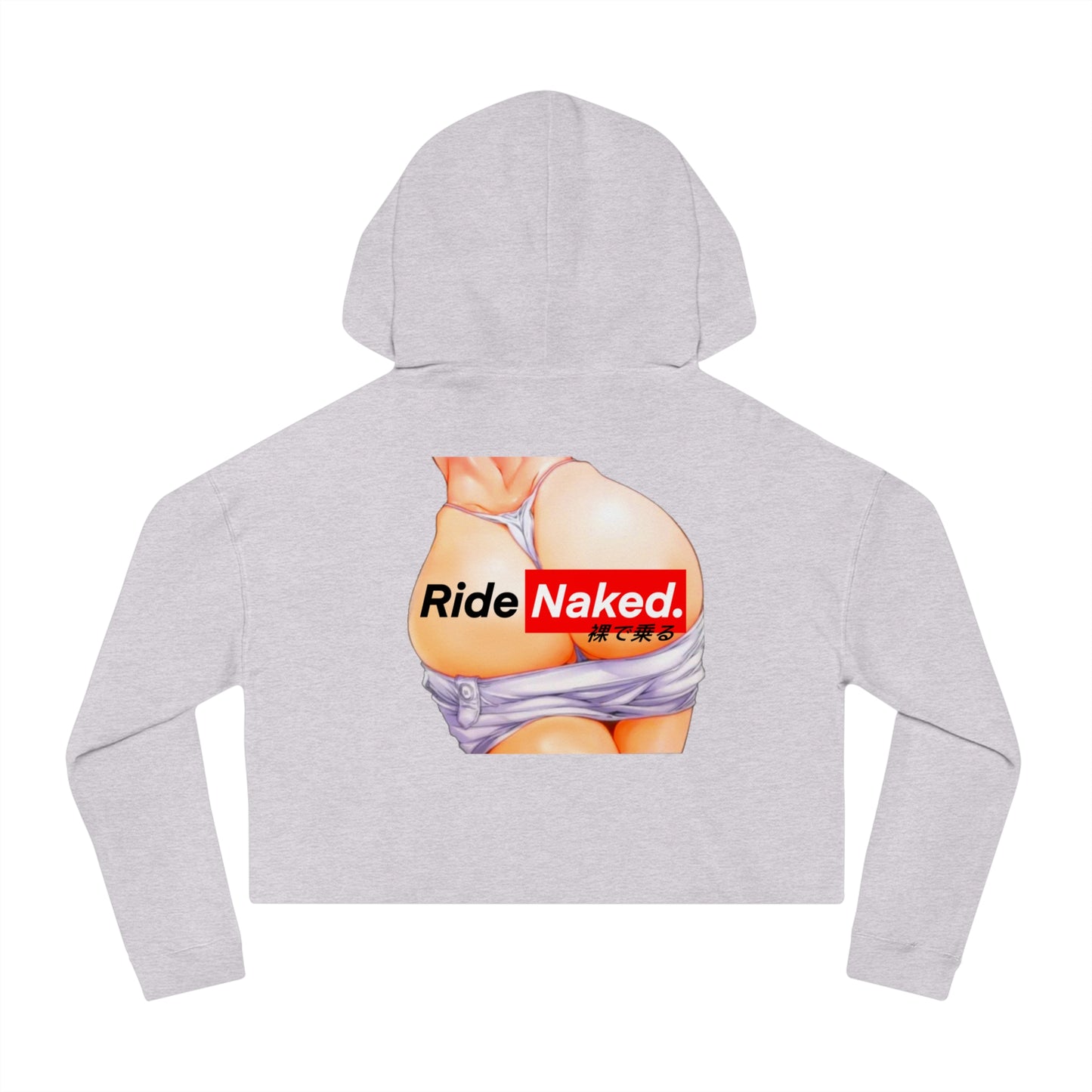 Cheeks Cropped Hooded Sweatshirt