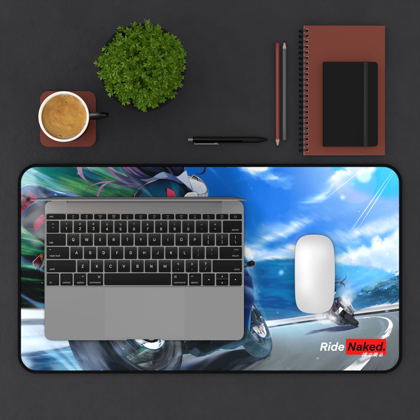 Canyon runs Desk Mat