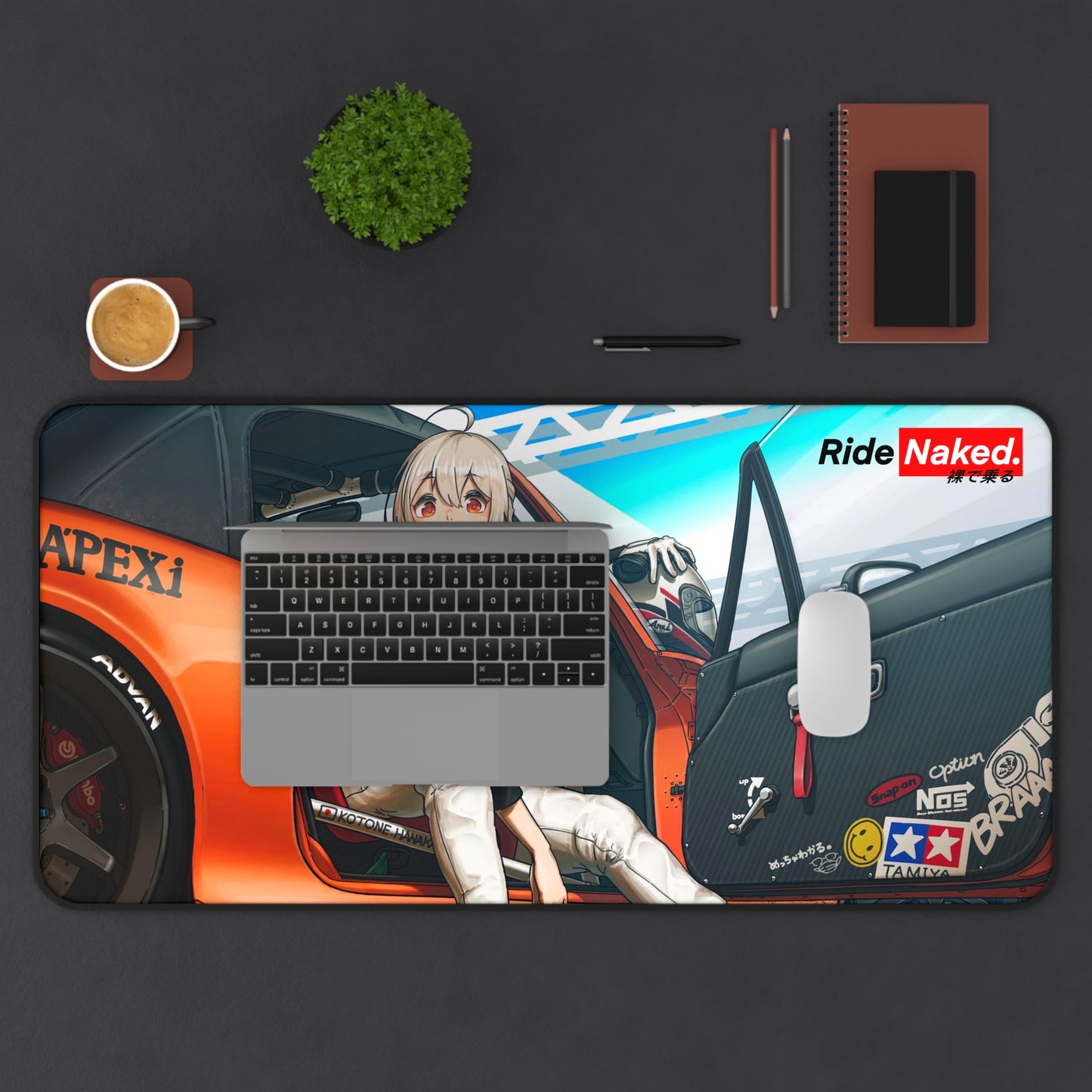 Pit stop Desk Mat