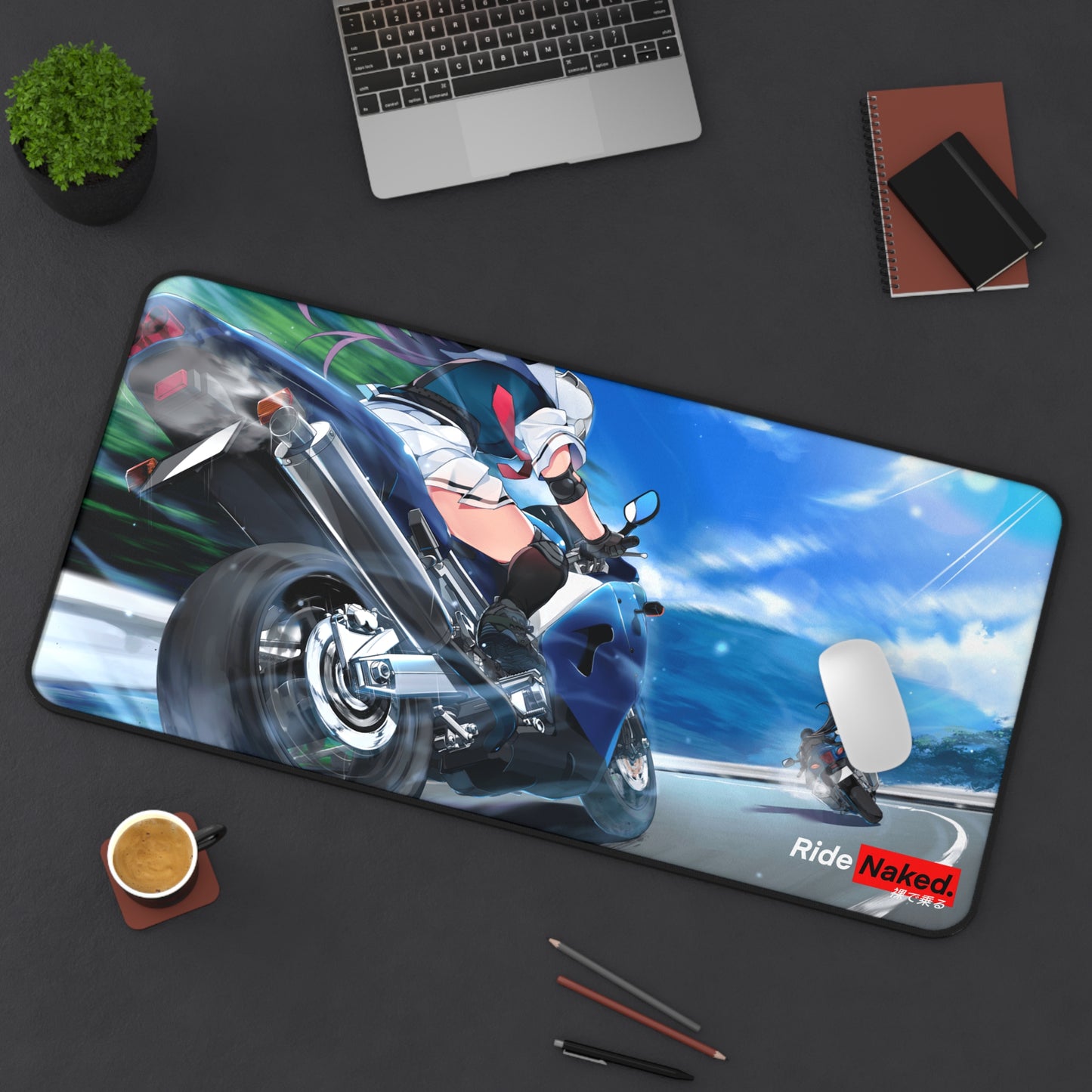 Canyon runs Desk Mat