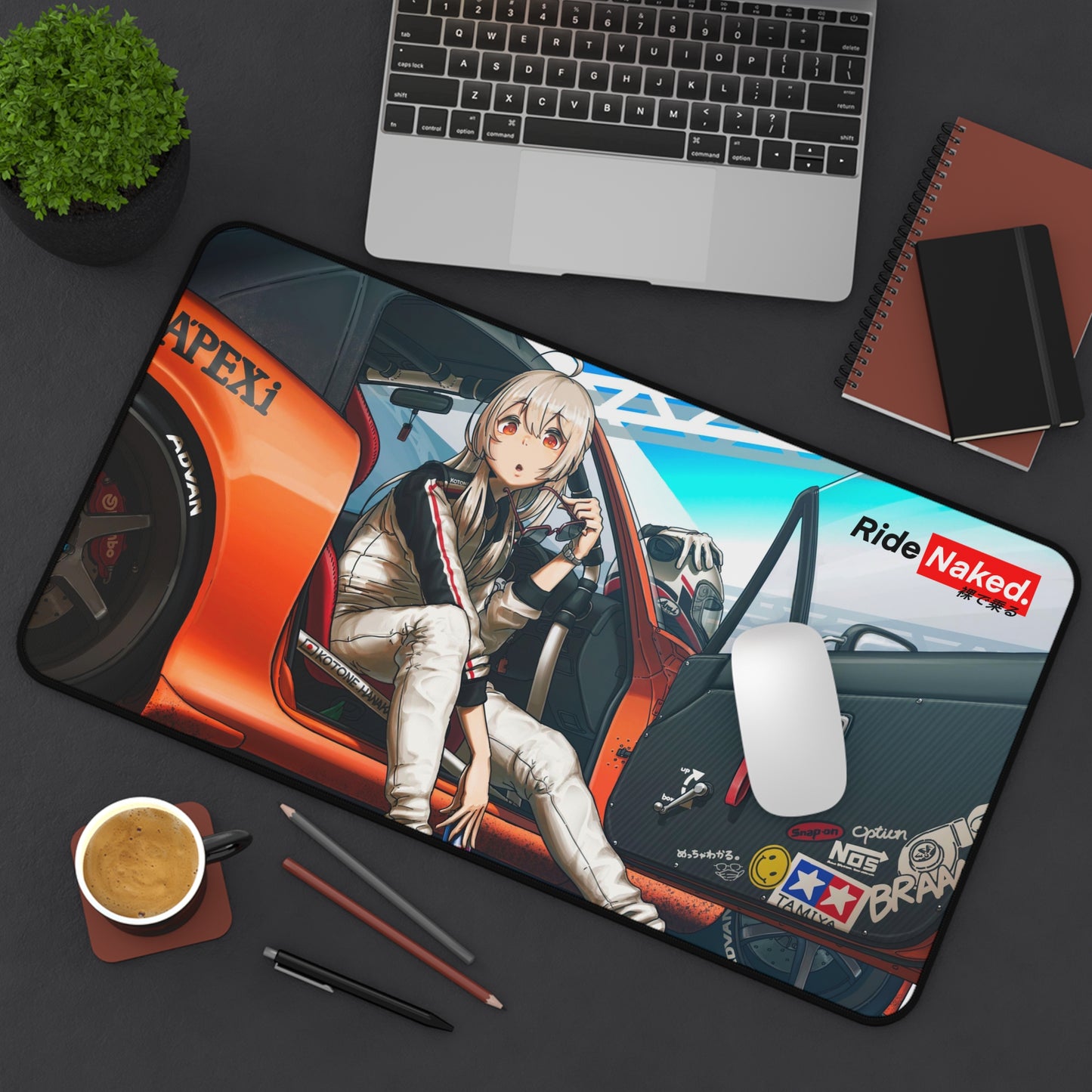 Pit stop Desk Mat