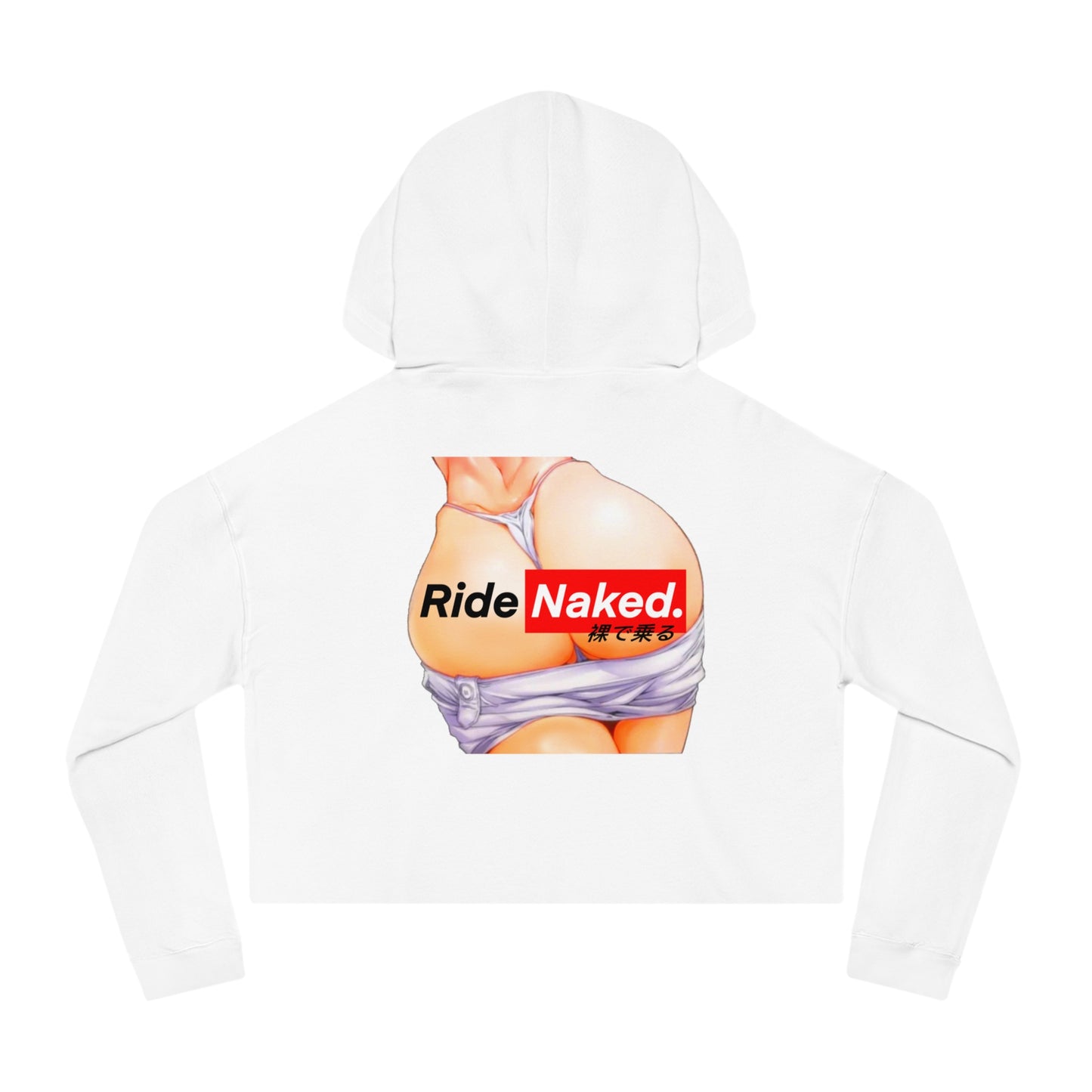 Cheeks Cropped Hooded Sweatshirt