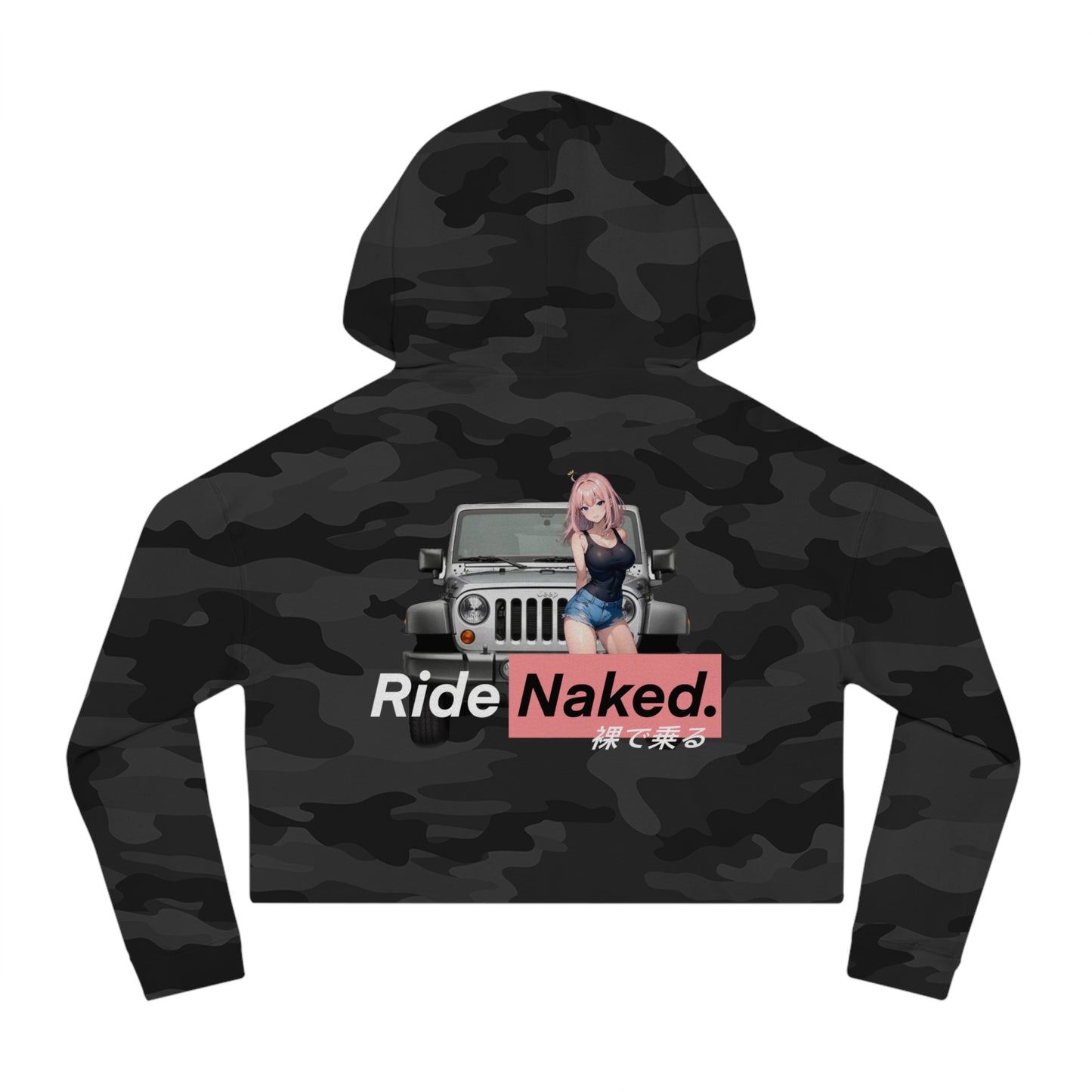 Jeep Cropped Hooded Sweatshirt