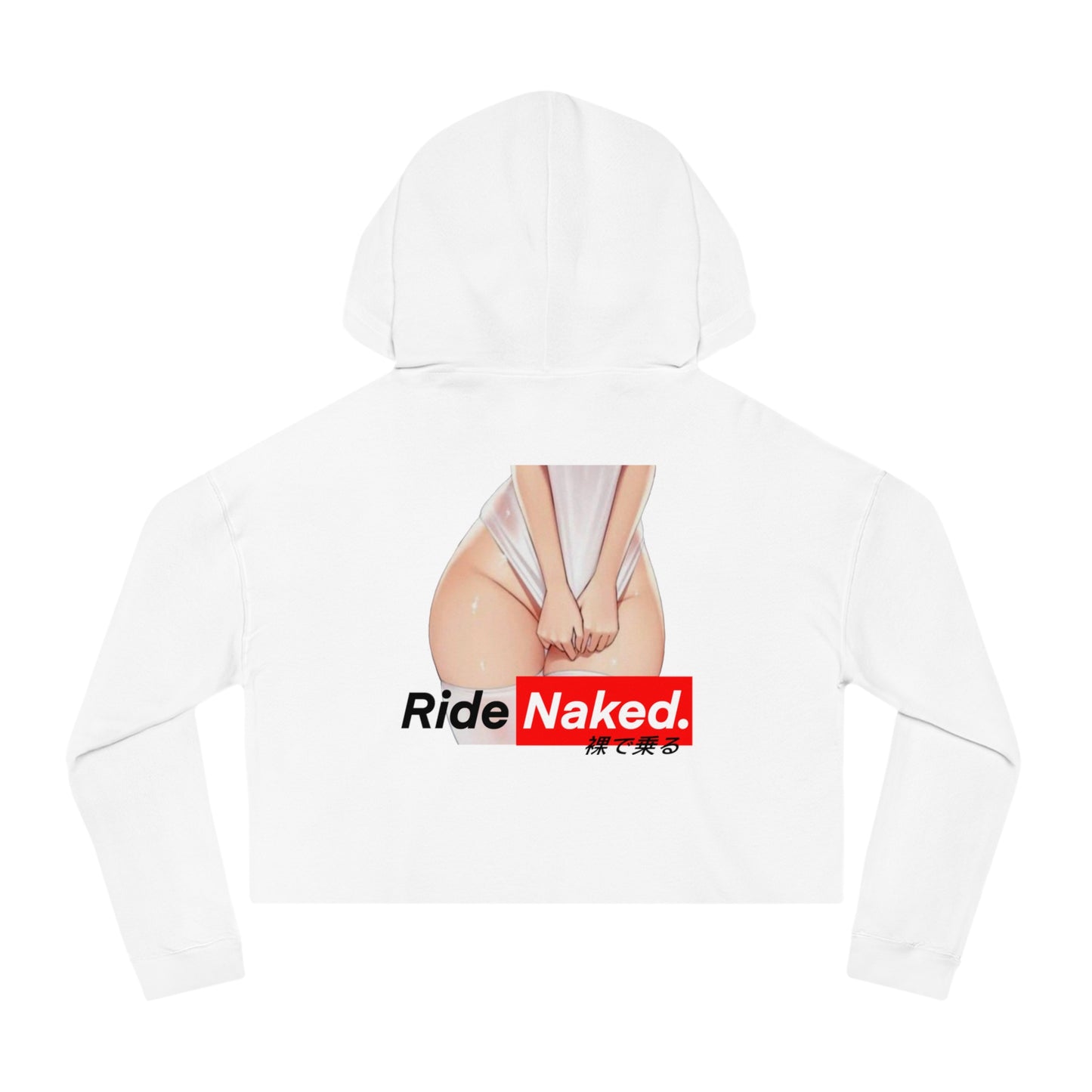 No Peeking Cropped Hooded Sweatshirt