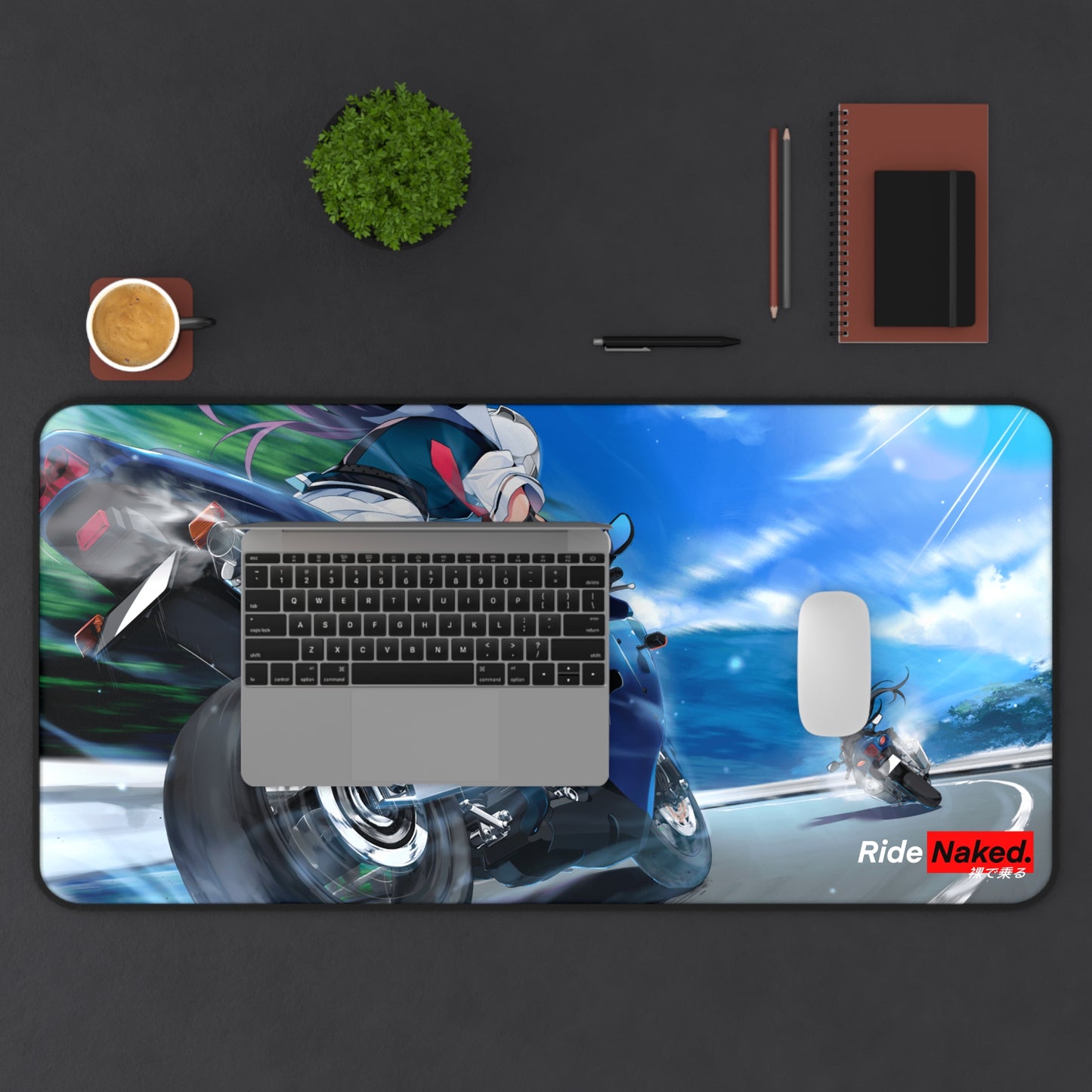 Canyon runs Desk Mat