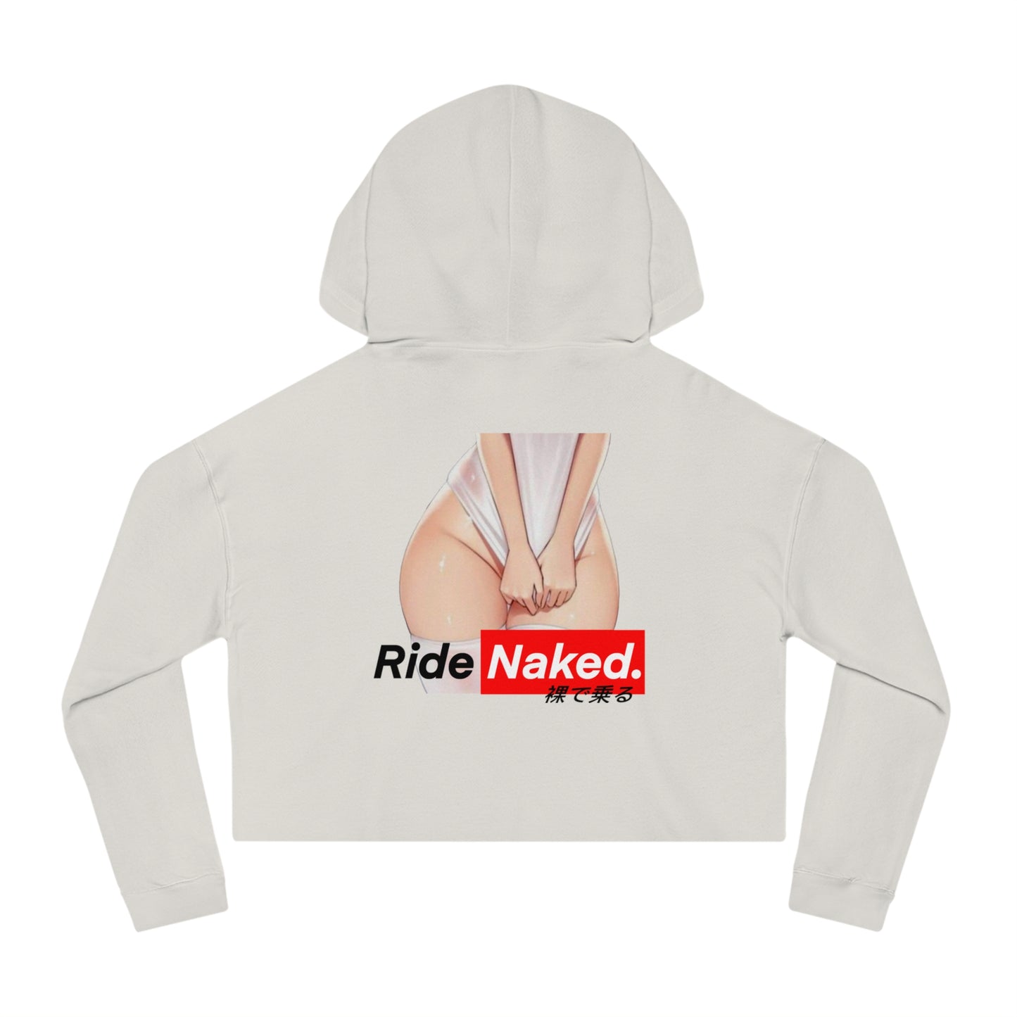 No Peeking Cropped Hooded Sweatshirt