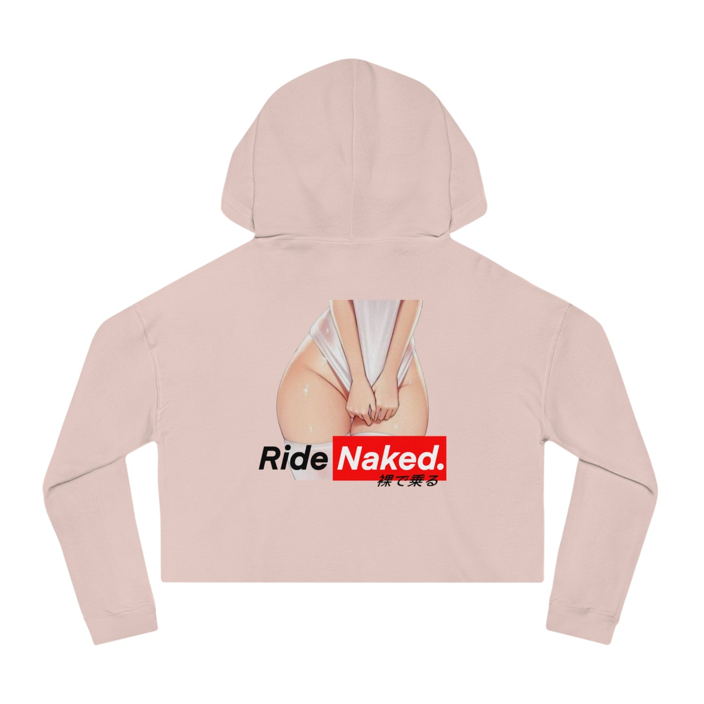 No Peeking Cropped Hooded Sweatshirt