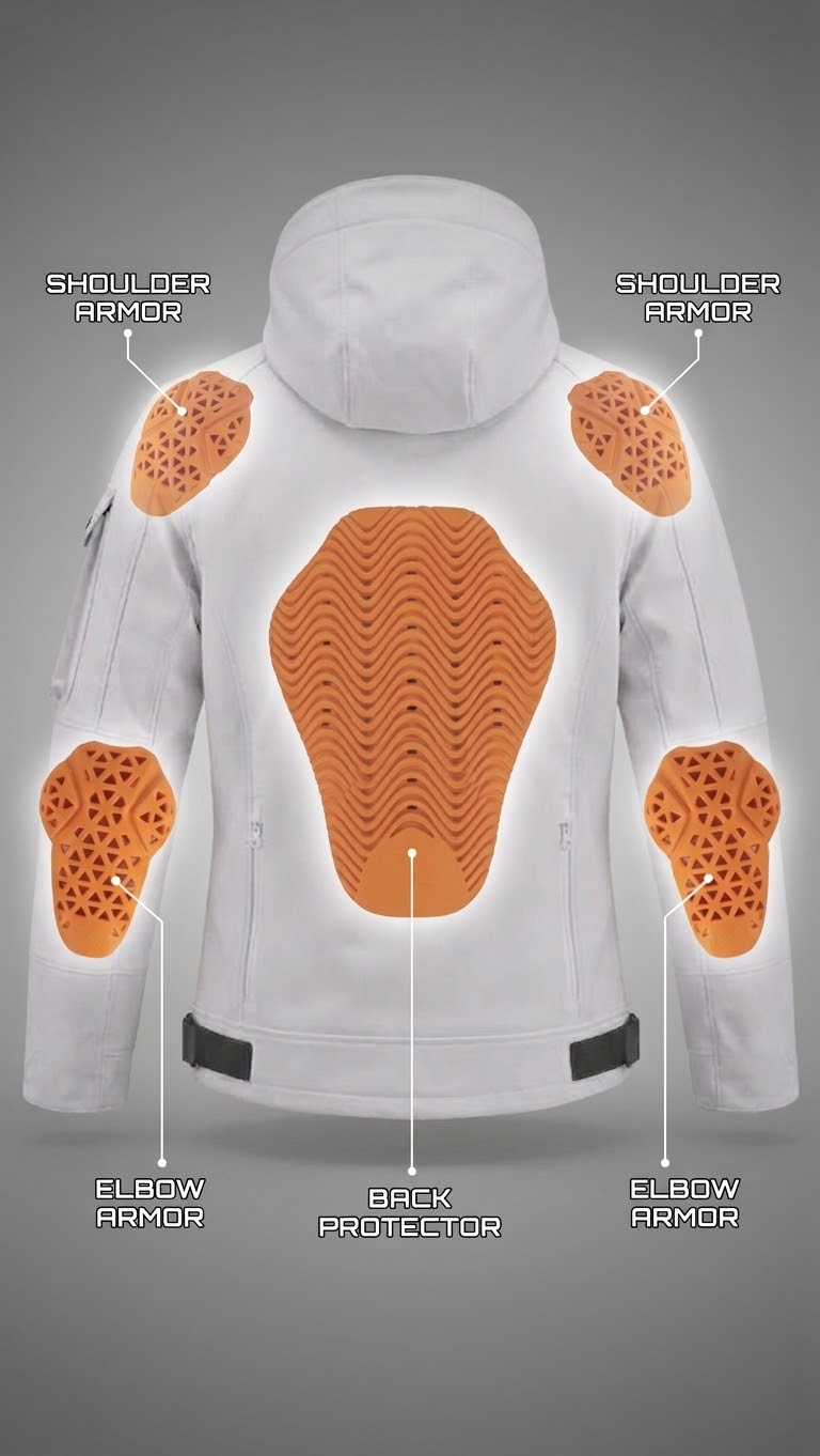 Higurashi V2 Armored Protective Zip-up hoodie (Made to Order)