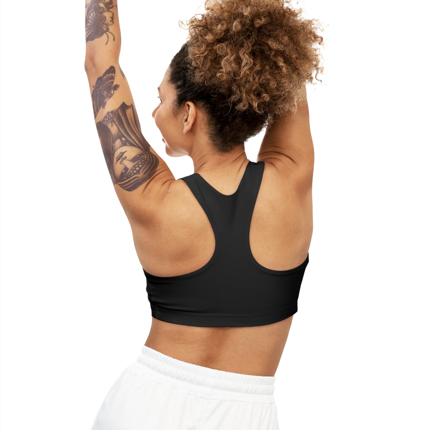 Black Ride Naked Seamless Sports Bra