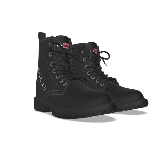 Ride Naked Don't F***ing Die Women's Boots (Pink)