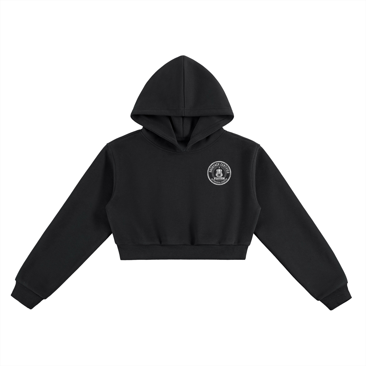 Backpack Certified Women's Cropped Hoodie