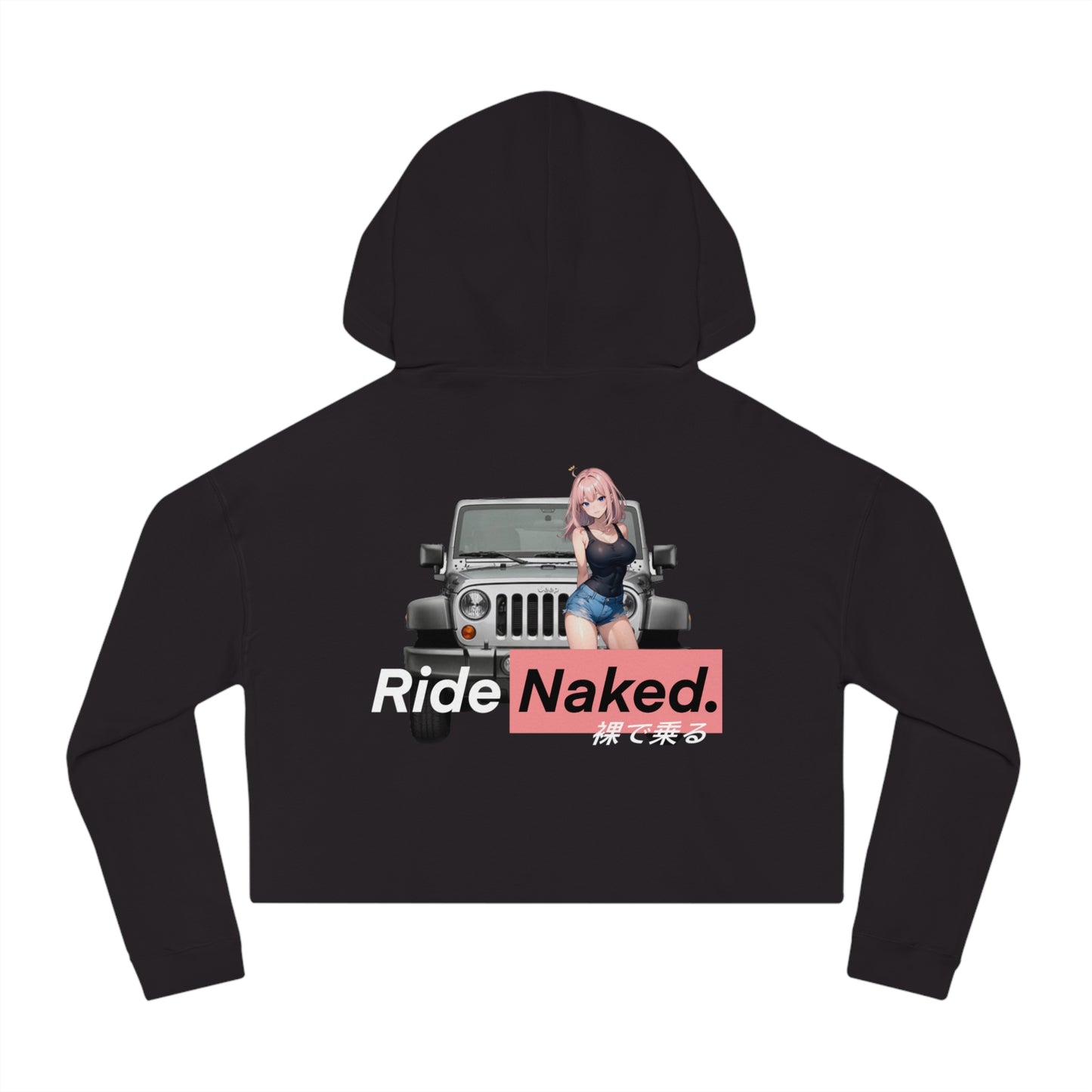 Jeep Cropped Hooded Sweatshirt