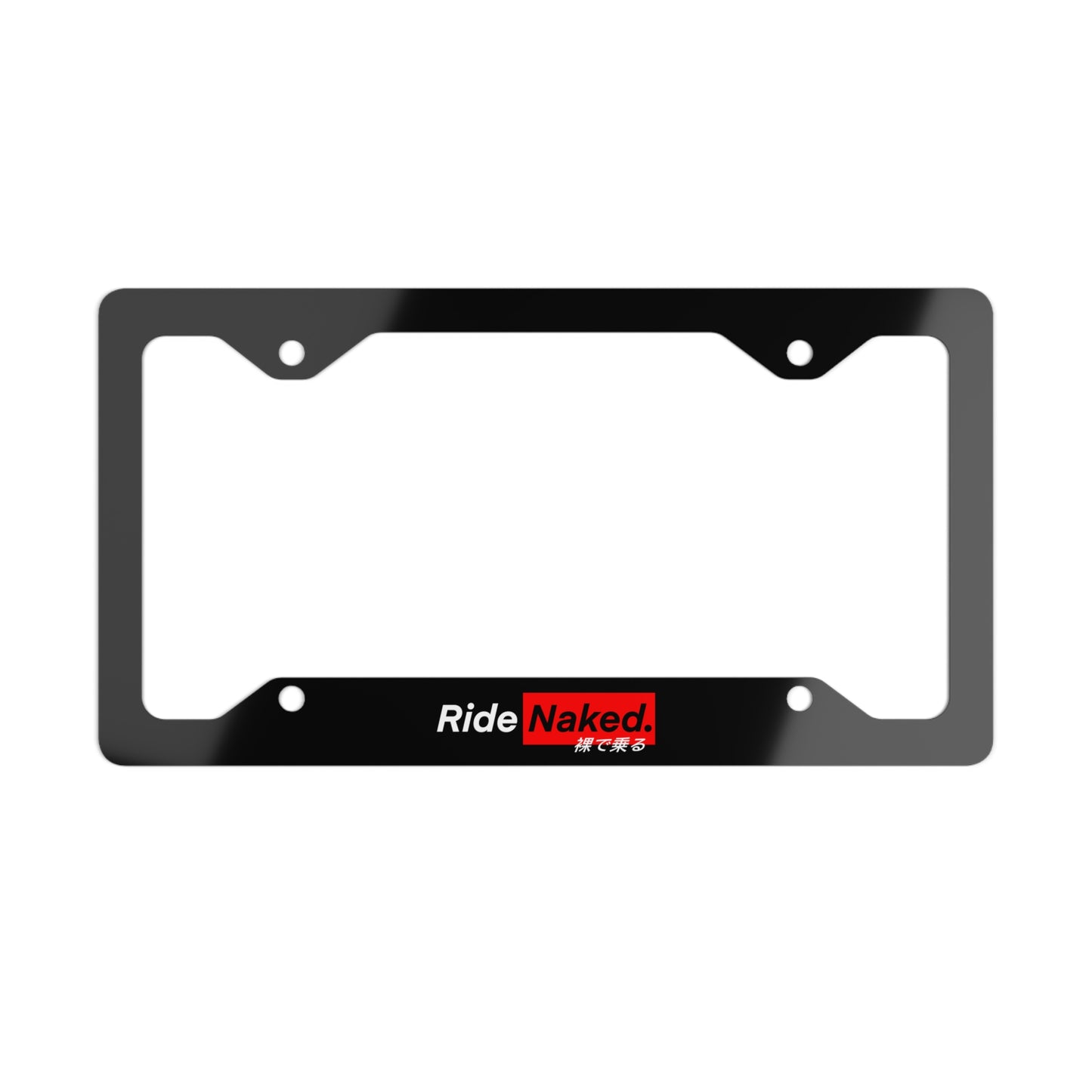 Ride Naked License Plate Frame