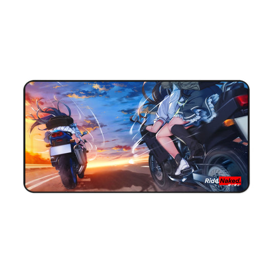 Highway Sunset Desk Mat