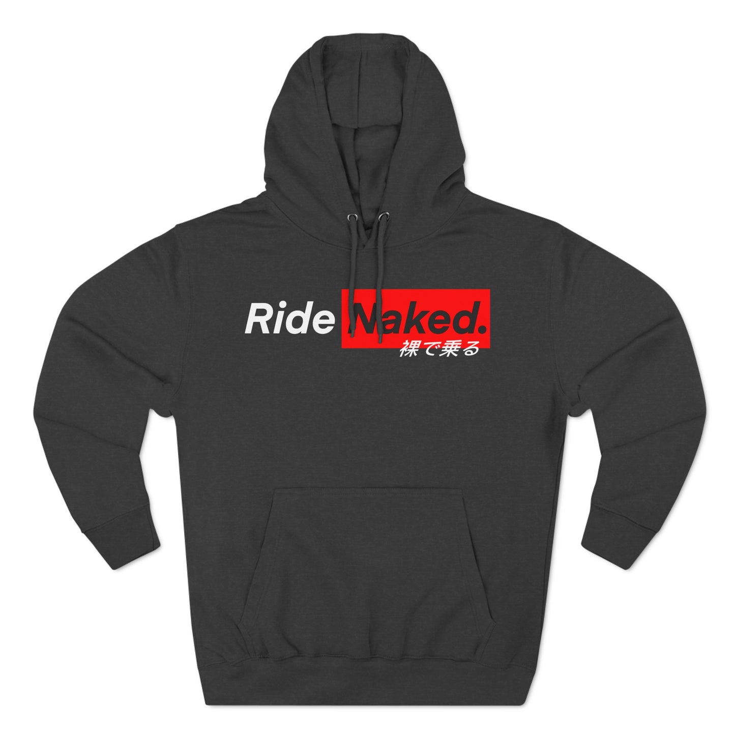 Warning Label Three-Panel Fleece Hoodie