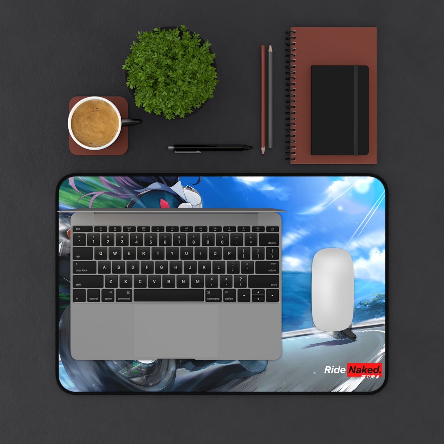 Canyon runs Desk Mat