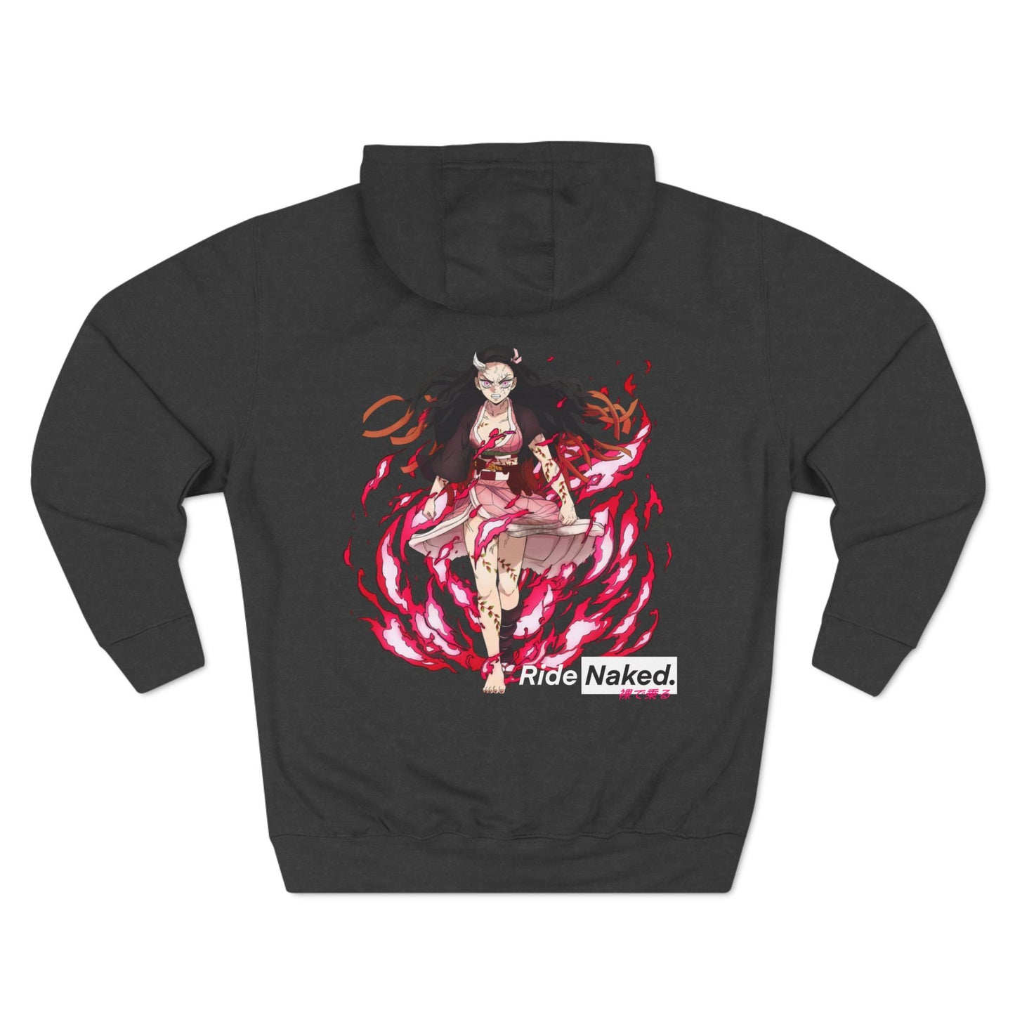 Nezuko Three-Panel Fleece Hoodie