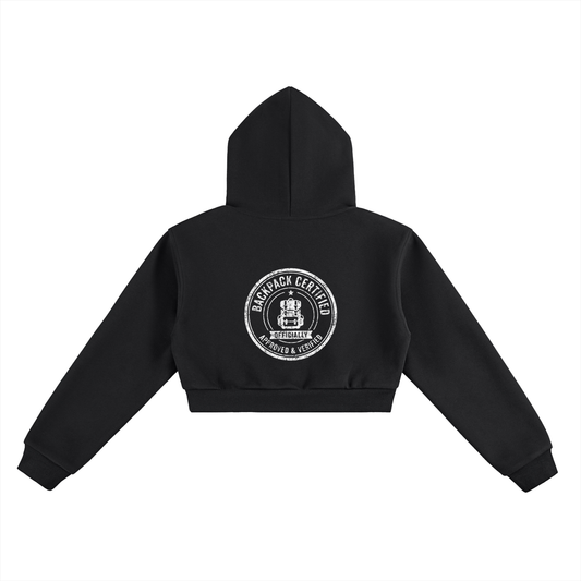 Backpack Certified Women's Cropped Hoodie