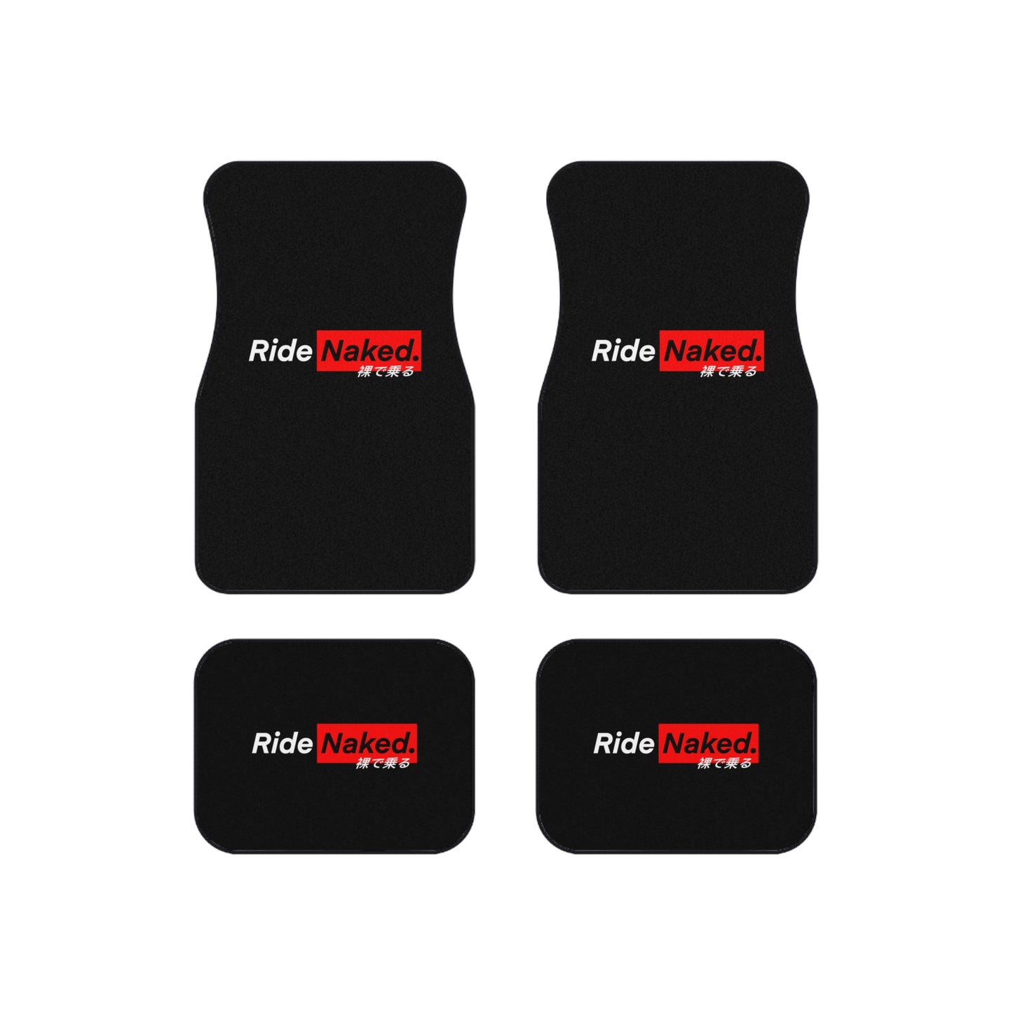 Ride naked Car Mats (Set of 4)