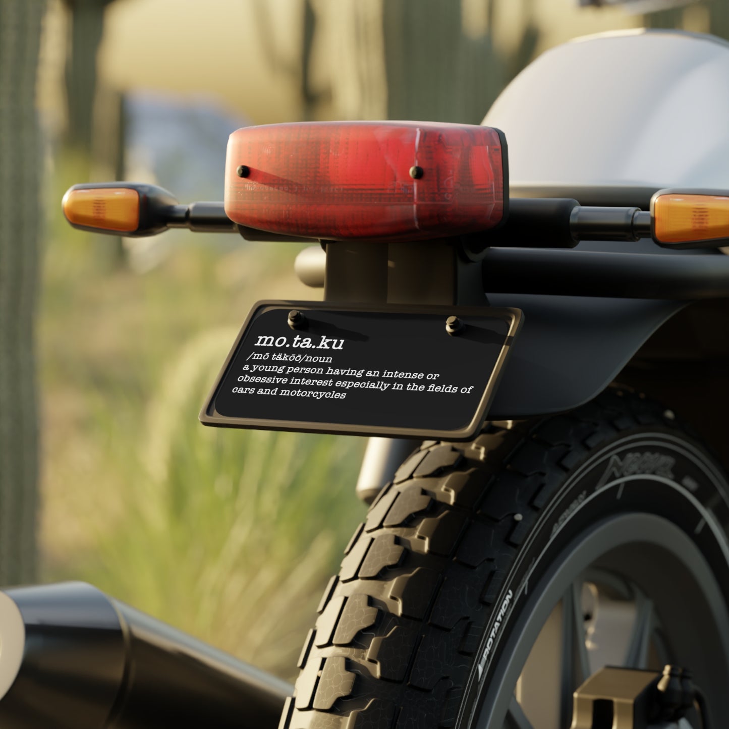 Motaku Motorcycle License Plate Cover