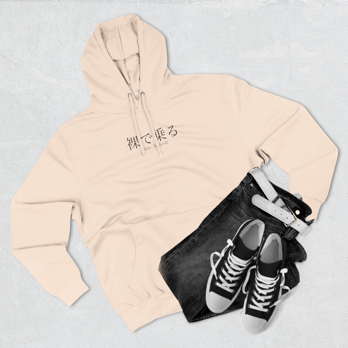 Himeno Three Panel Fleece Hoodie