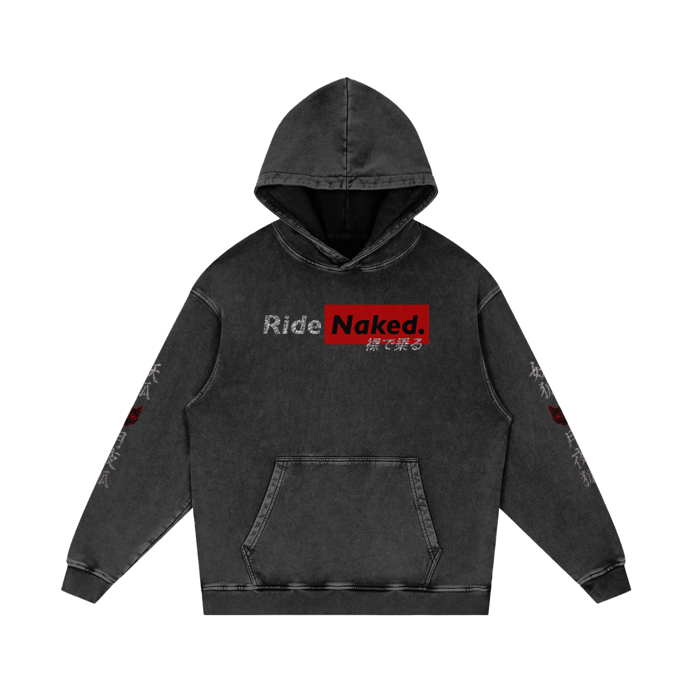 Custom Snow Washed Loose Cotton Hoodie