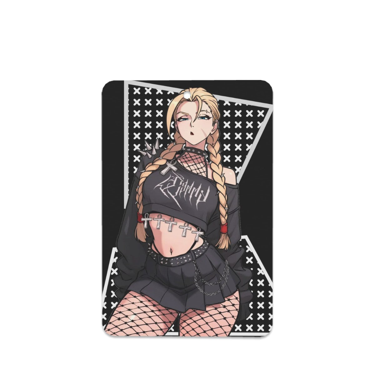 Goth Waifu Air Freshener Cards 6 Pieces